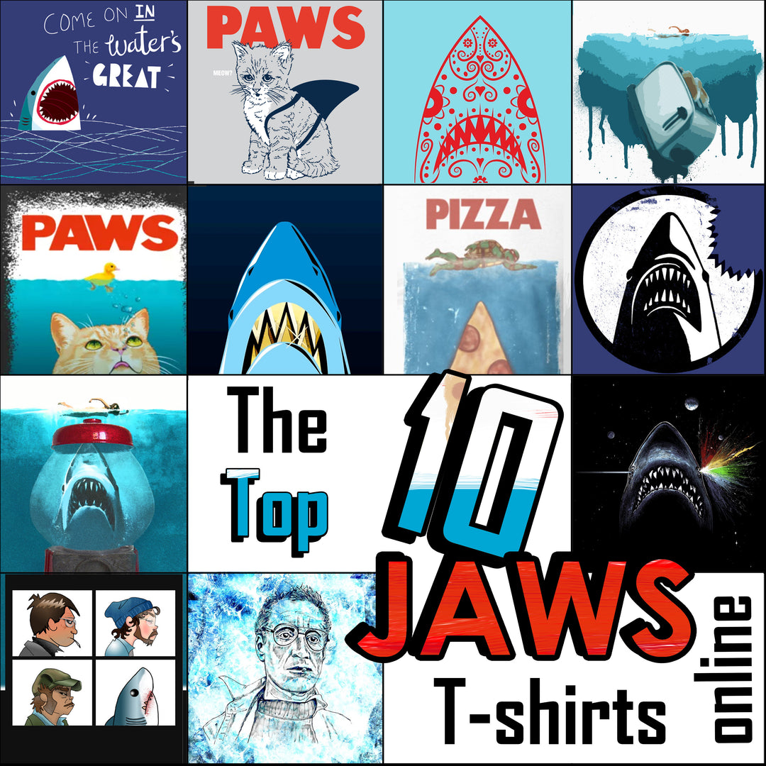 Top 10 Best "Jaws" T-shirt Designs Online