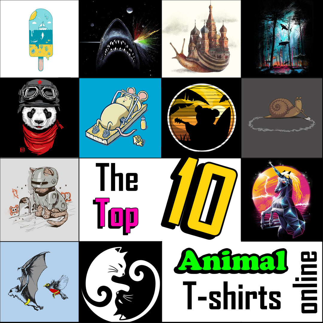 The Top 10 Animal T-shirts online!